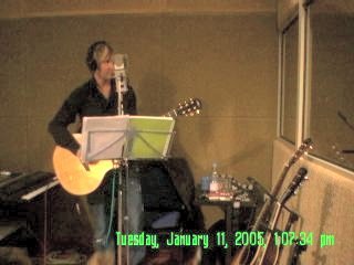 Martin in the studio