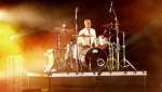 Paul on his drum riser